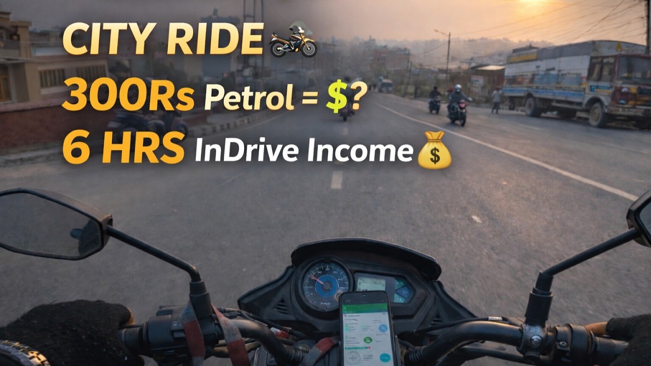 6 Hours InDrive Income🏍️🤑|| Vlog 3