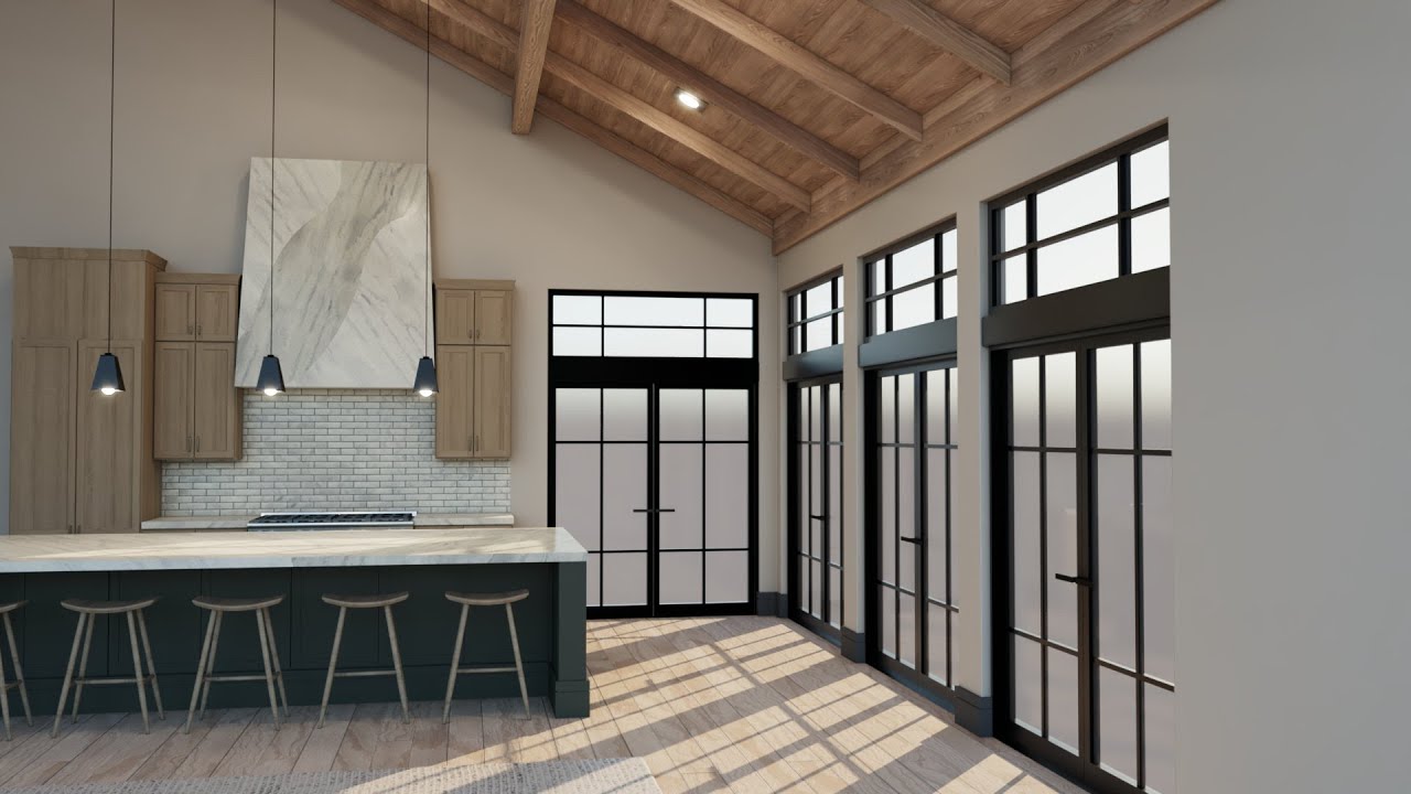 Stunning Interior Kitchen Rendering | Modern Kitchen Design 3D Visualization | Part 1