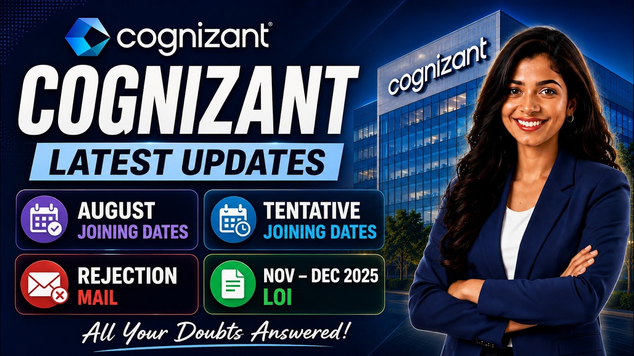 Обновление по трудоустройству в Cognizant 2026 | Новости об отказах, LOI и последние данные о дат...