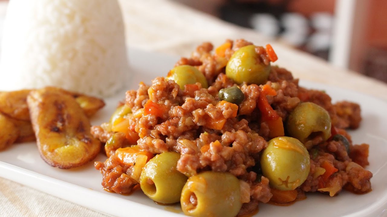 Рецепт Кубинского блюда. Пикадильо Кубано (Picadillo Cubano)