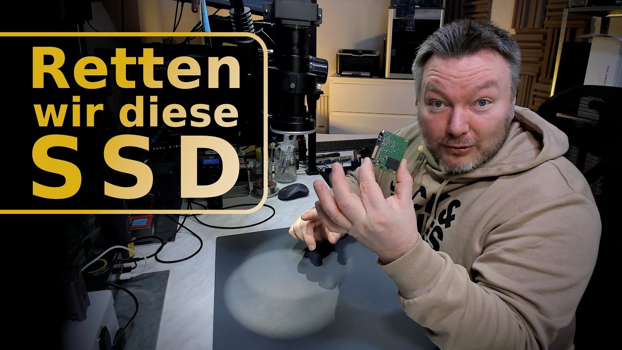 Retten wir eine SSD vor dem Müll | PCB Solder Berlin