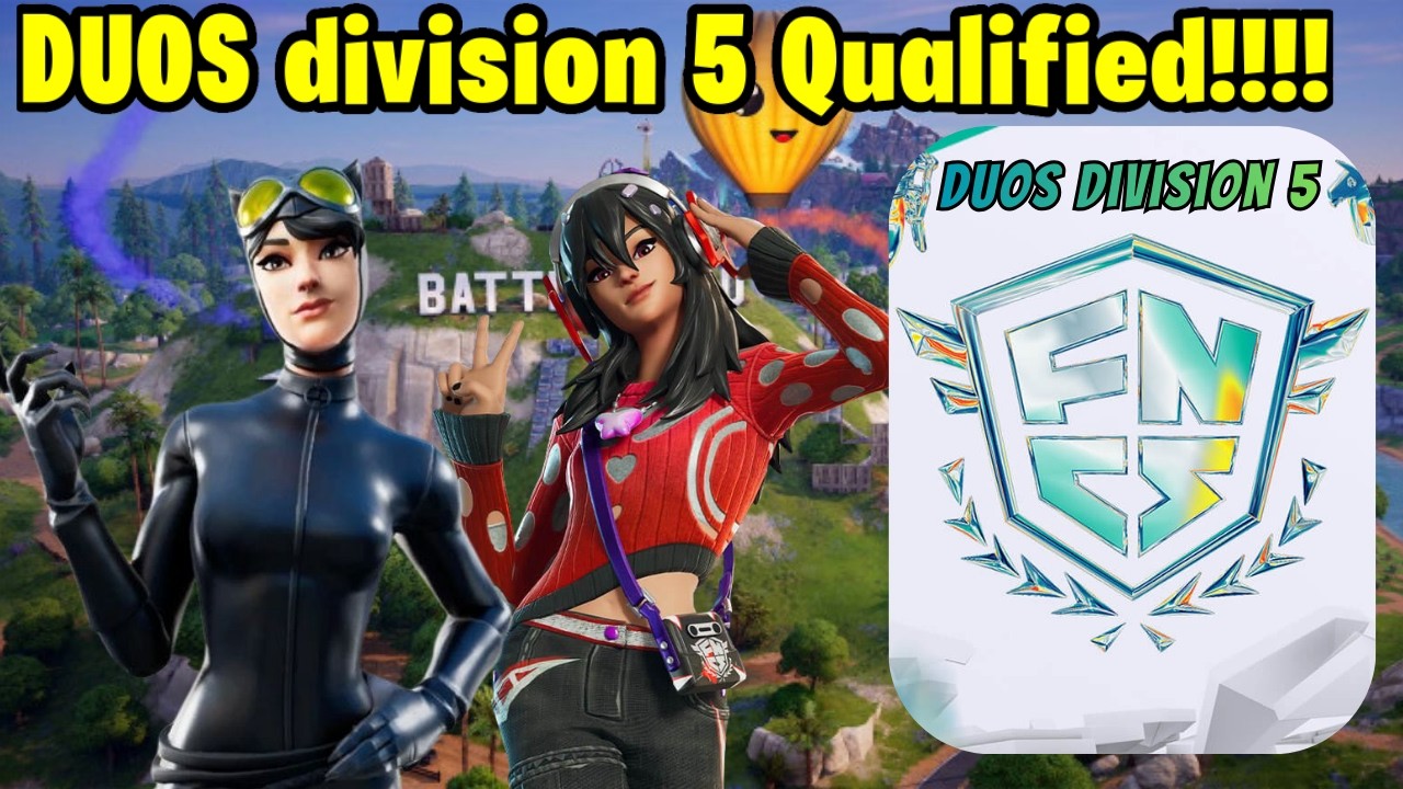 This is How We Qualified in Div 5 l Fortnite