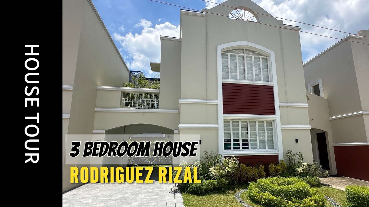 FOR SALE ! 3 Bedroom Single Attached House near Commonwealth I Metro Manila Hills Rodriguez Rizal