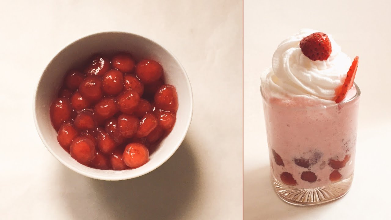 بابلز الفراولة 🍓 مشروب آسيوي لذيذ بطريقه سهله وبسيطه 🥤  Strawberry Babbles