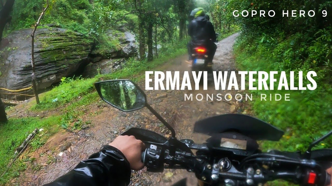 Ermayi waterfalls in monsoon |fz25 |gopro hero 9|Roadkings
