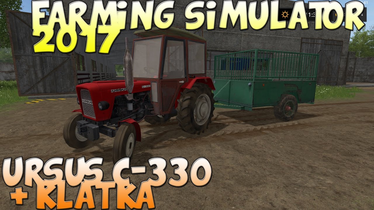 Ursus C-330 / Klatka na zwierzęta do Farming Simulator 2017 Polski Mod