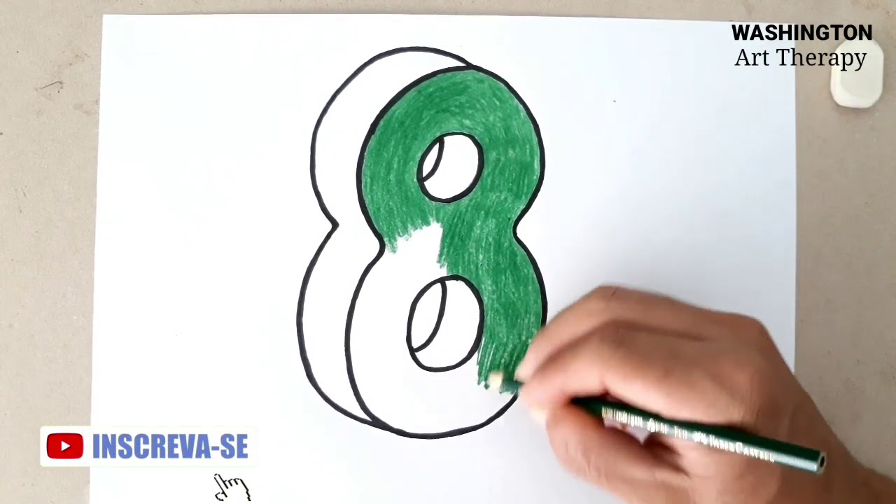 Desenhando o número 8 em 3D