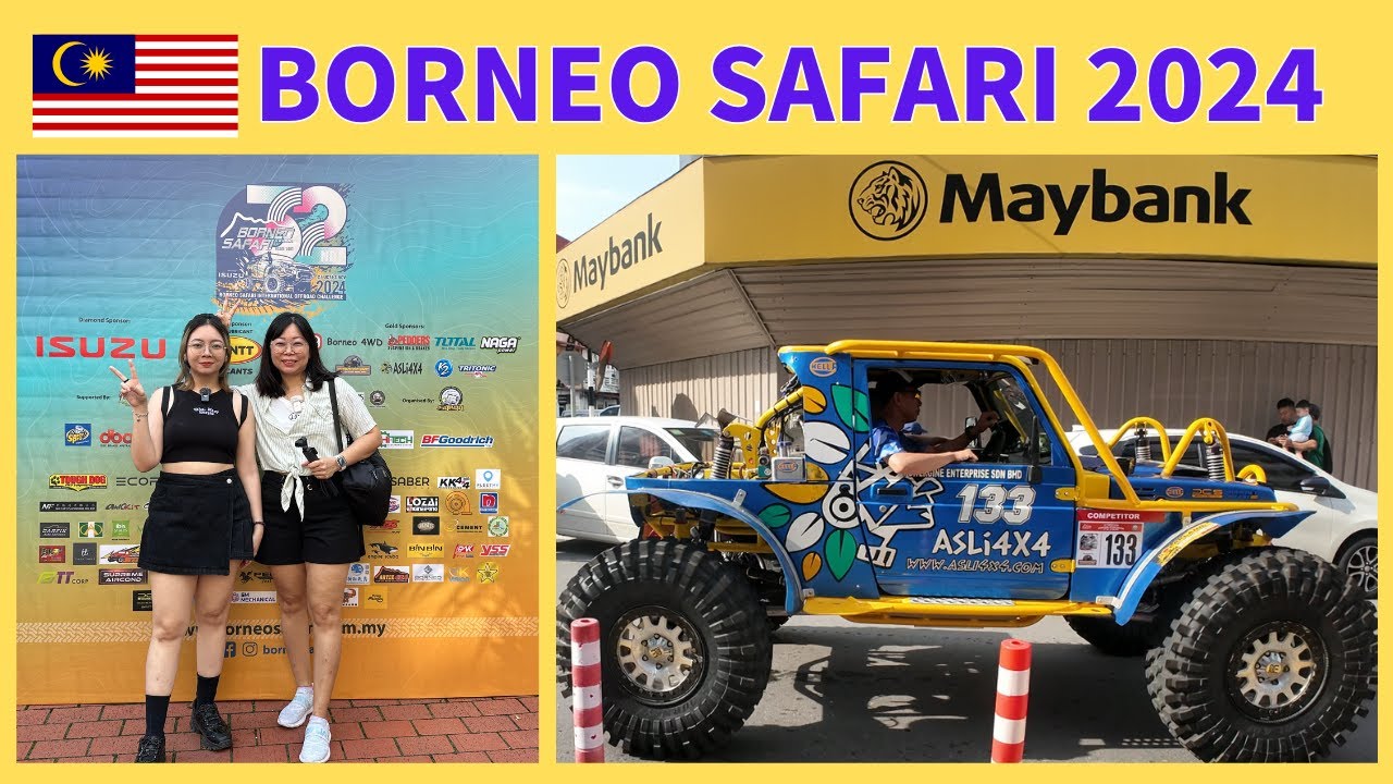 Borneo Safari 2024 Flag off  超过五百架四轮驱动越野车同聚在沙巴亚庇的加雅街是个怎样的场面？太震撼了！#borneosafari #沙巴亚庇 #沙巴 #sabah