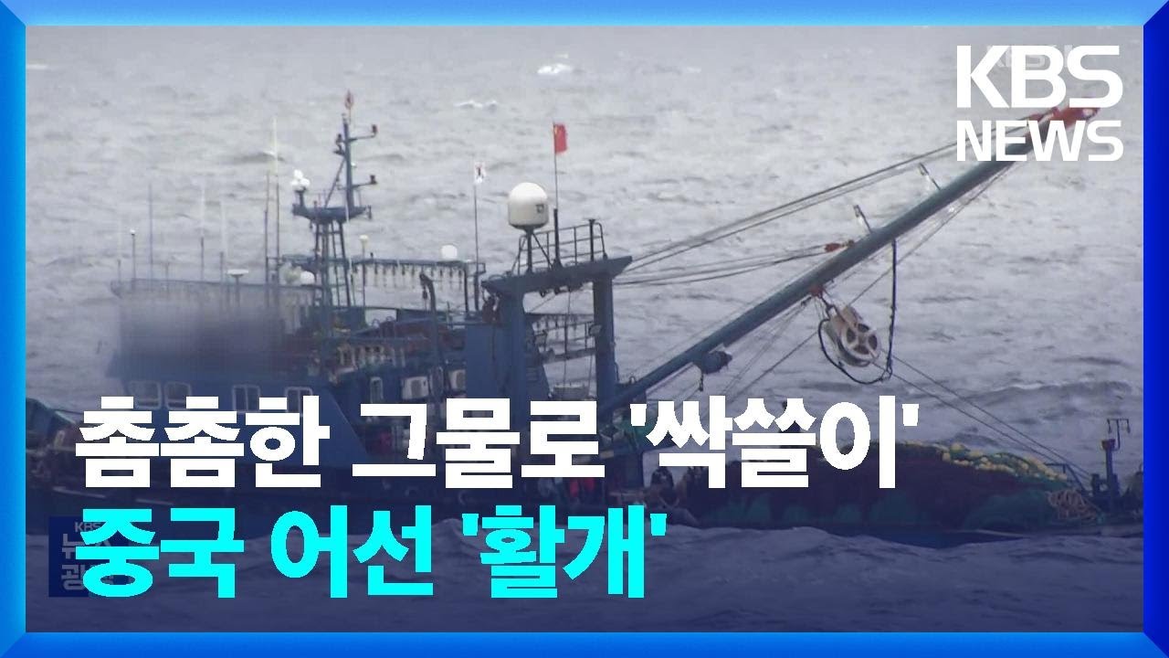 우리 해역 활개치는 중국어선…해경, 철통 감시 / KBS  2024.10.15.
