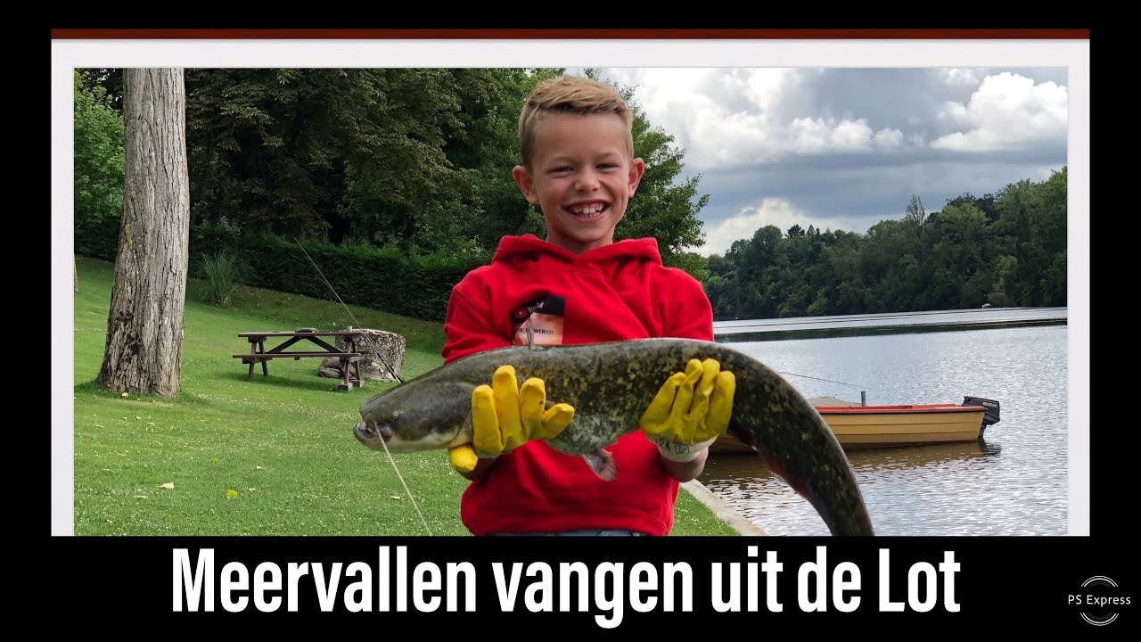 Vissen op de Lot in Frankrijk
