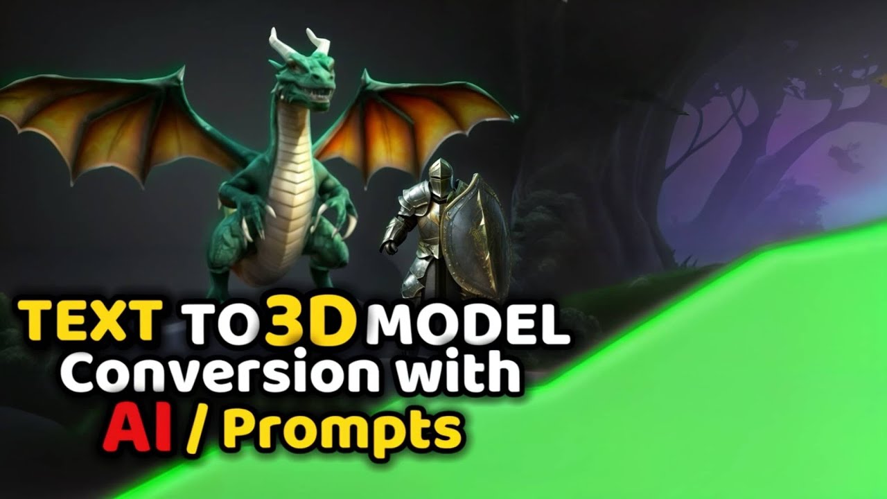 Text-to-3D Model Conversion with AI (Prompts) | Complete Tutorial