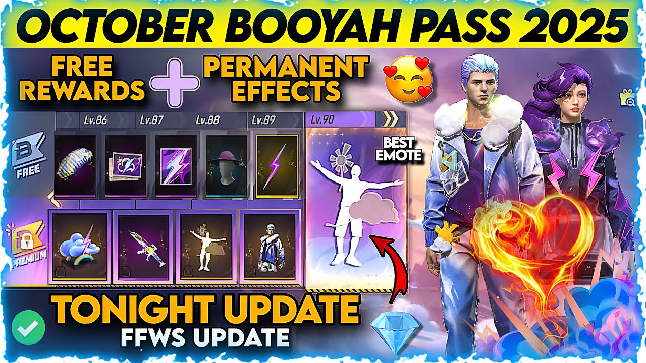 FREE FIRE OCTOBER BOOYAH PASS 2025 | OCTOBER BOOYAH PASS 2025 | OCTOBER BOOYAH PASS