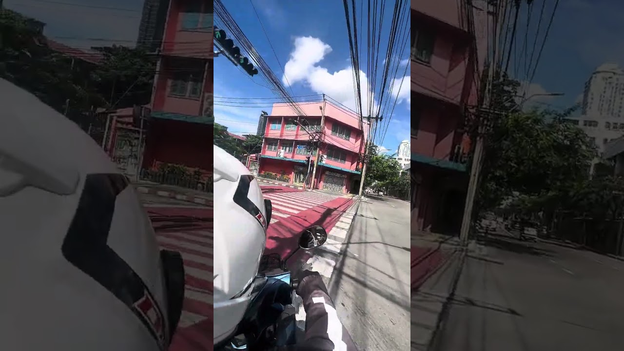 Grab Bike Ride Bangkok Thailand