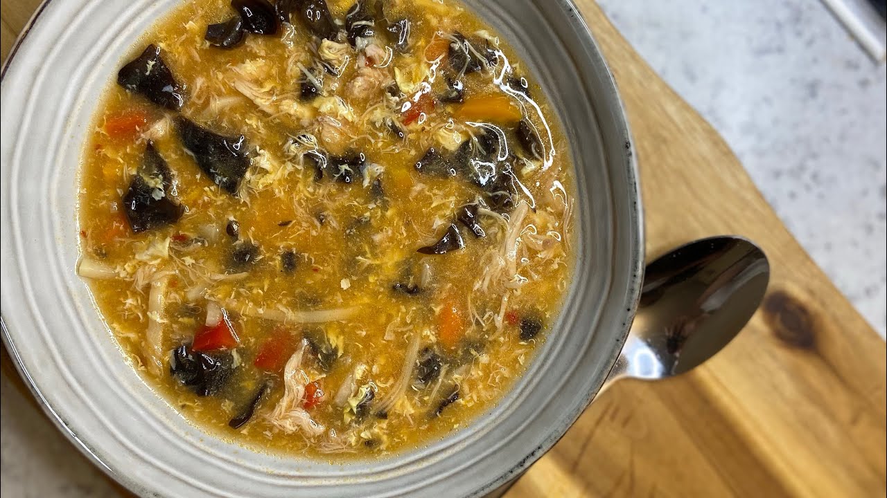 Китайский суп Пекинский суп легкий в приготовлении и очень вкусный