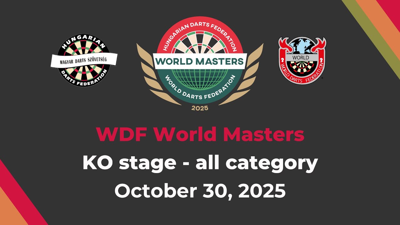 🎯 LIVE: WDF World Masters Live From Budapest Hungary 2025
