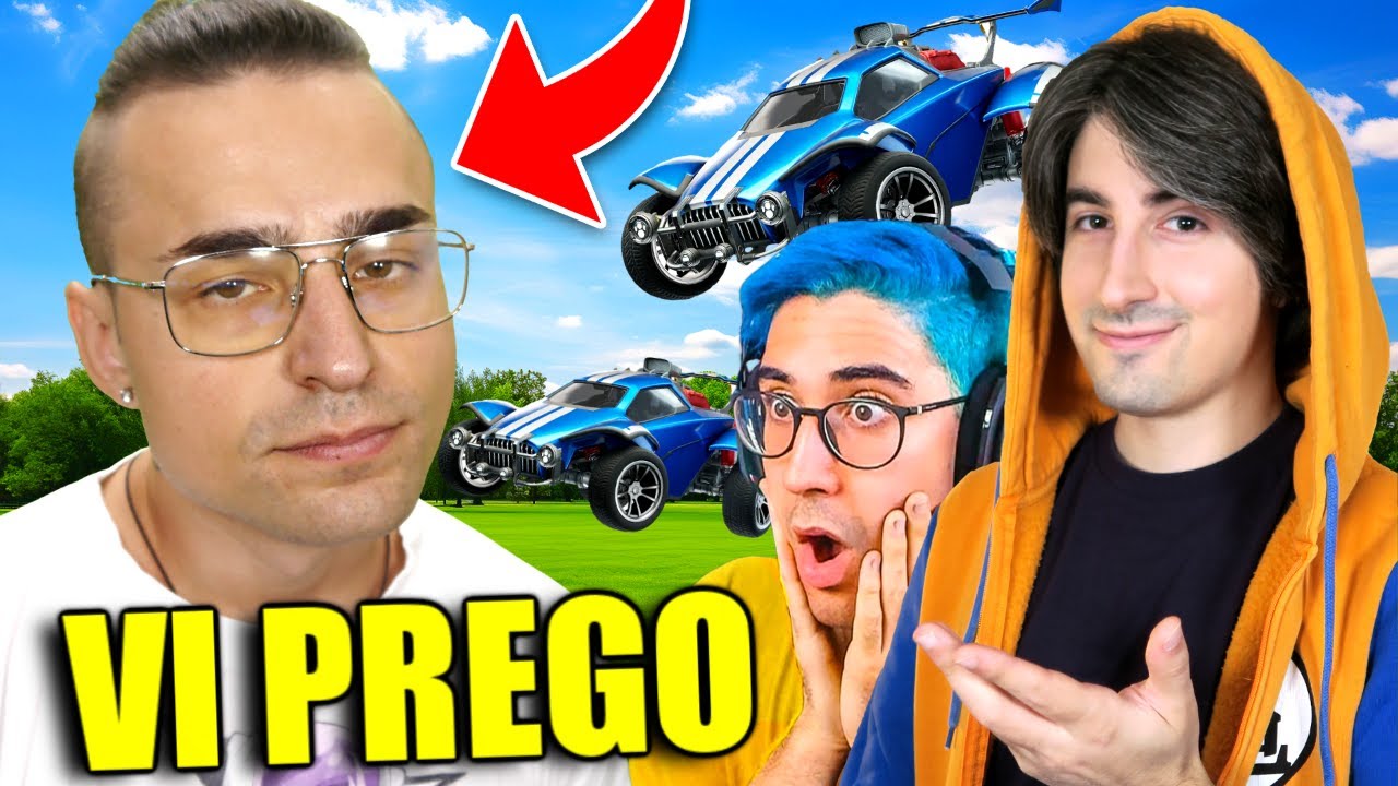 @Tuberanza chiede a me e @teknoyd. di lasciarlo vincere (guardate ho le prove) Sfida Rocket Racing