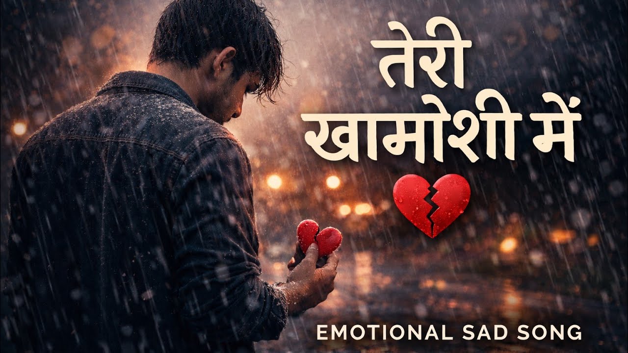 तेरी खामोशी में 💔 | Heart Touching Hindi Sad Song 2026 | Barish Mein Akela
