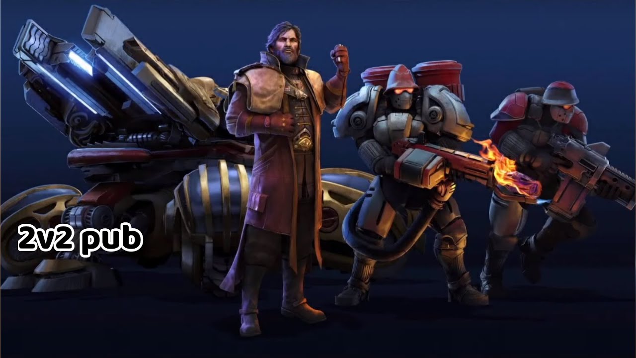 Up against a very good team with great synergy - Mengsk 2v2 pub, Direct Strike:Commanders SC2