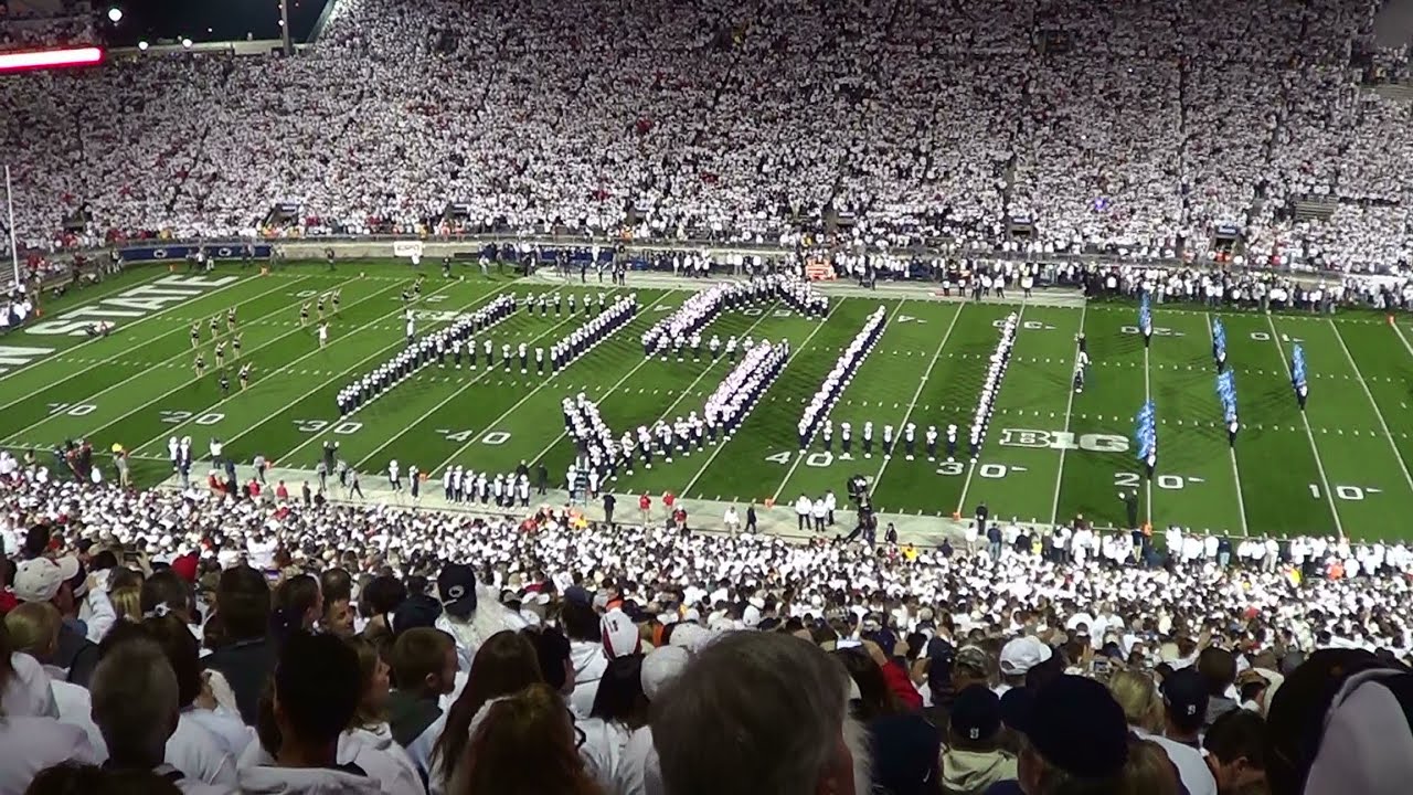 The Penn State Blue Band Pregame show.  October 25, 2014.