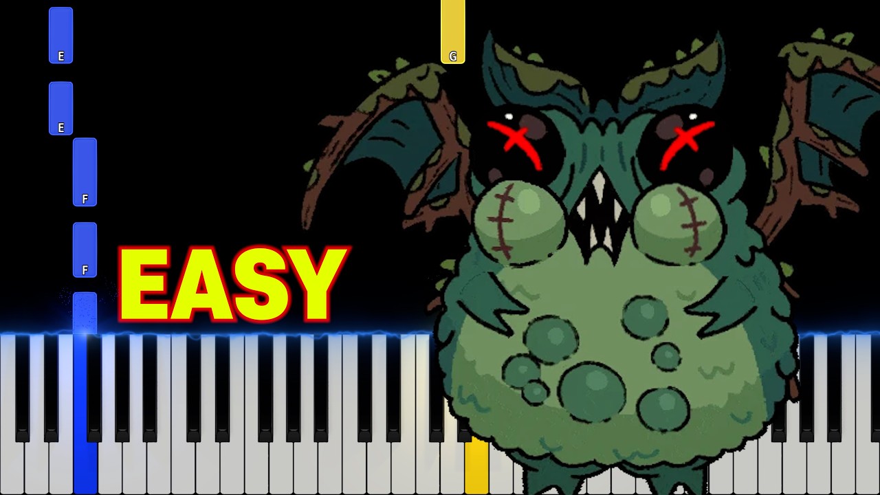 Eligos - Cult of the Lamb | EASY Piano Tutorial + Sheet Link 🎵