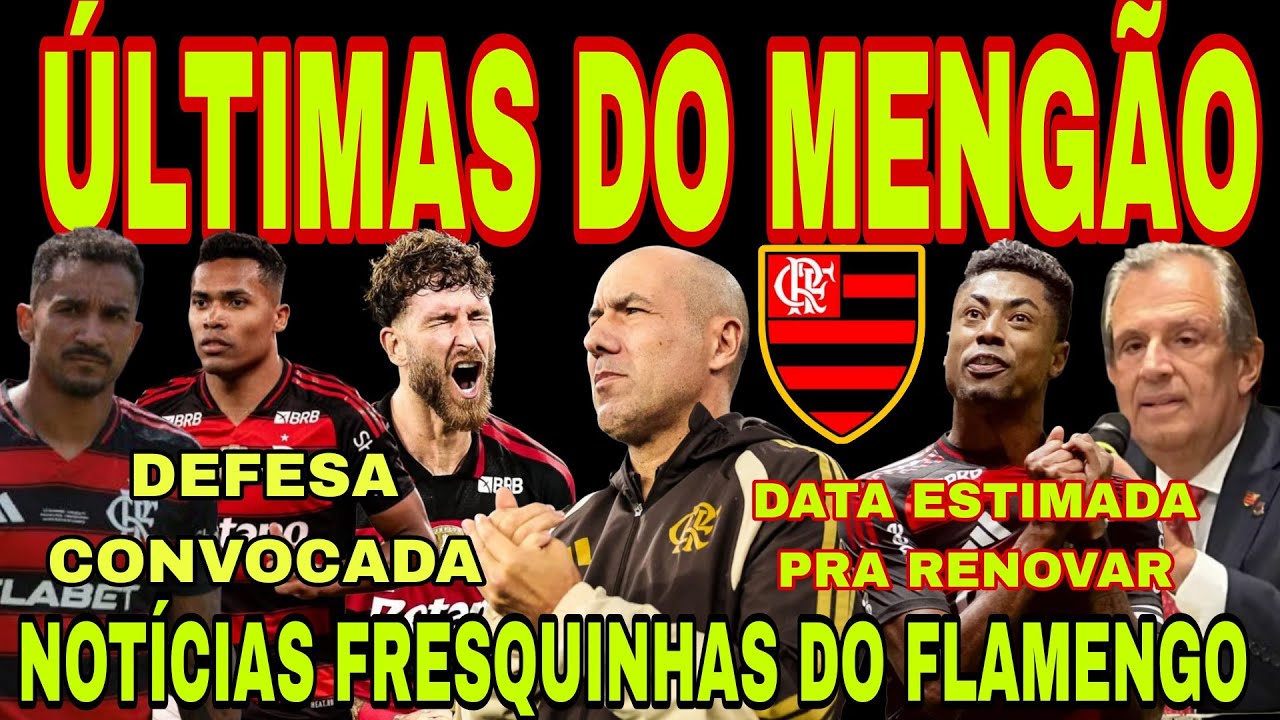 FLAMENGO: LÉO PEREIRA, ALEX SANDRO, DANILO, SELEÇÃO, RENOVAÇÃO DE BH, NOVIDADES, SUPER QUINTA E+
