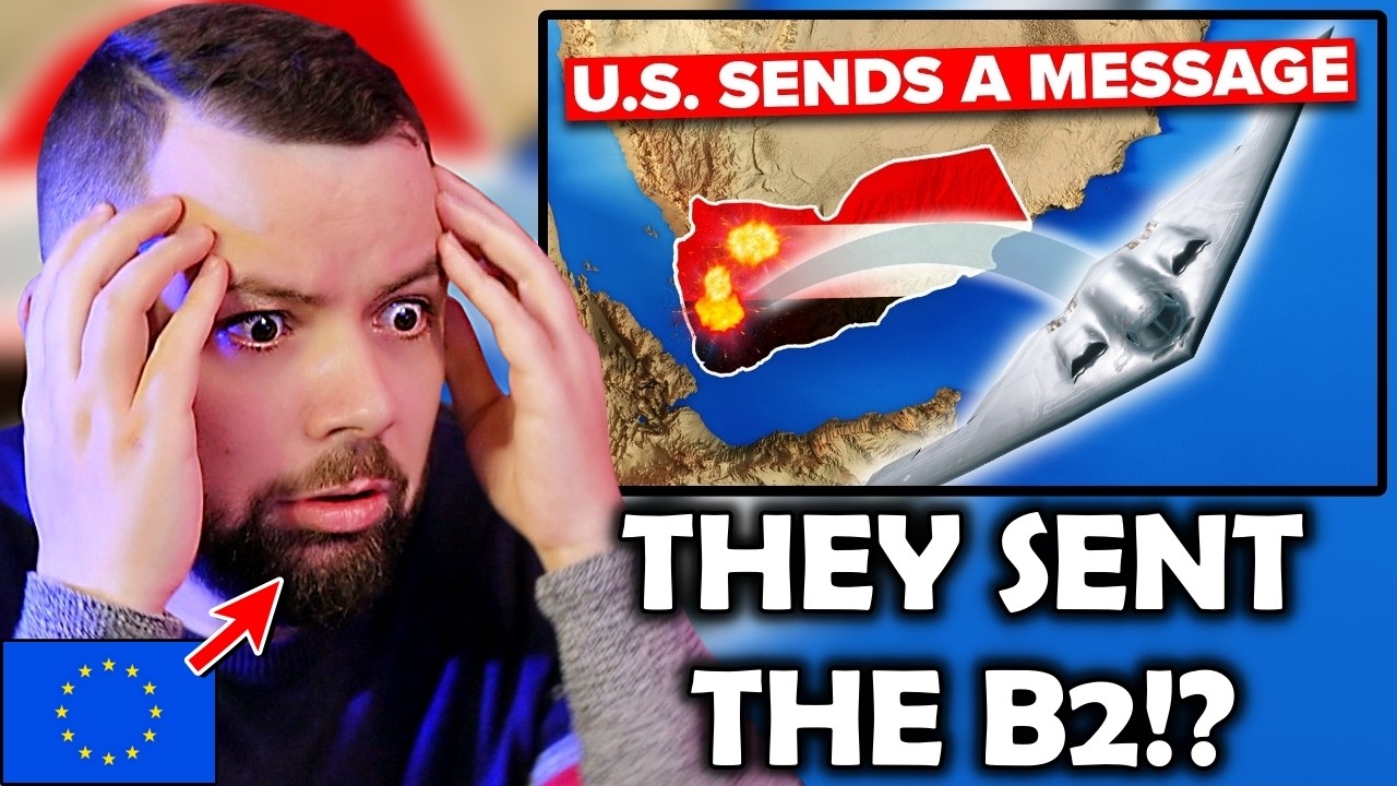 European Reacts to How B-2 Stealth Bombers Crushed Houthi Pirates