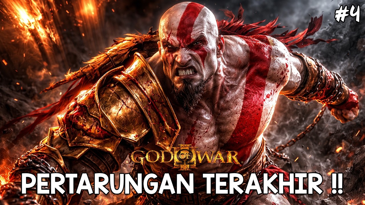 LIVE #4 🔴 God of War 2 PS2 Indonesia | AKHIRNYA TAMAT! FINAL BOSS & ENDING! (PERTAMA KALI MAIN)