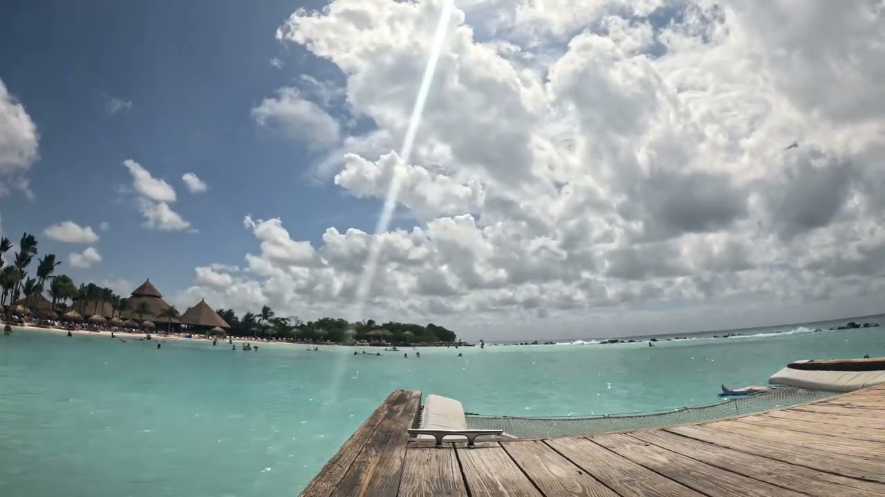 Aruba Renaissance Private Flamingo Island Cabana Time Lapse