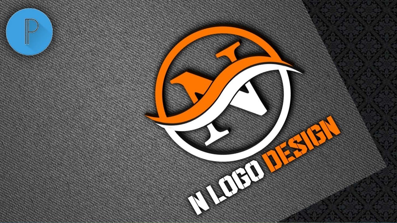 HOW TO CREATE PROFESSIONAL N LOGO DESIGN IN PIXELLAB|MOBILE EDITING