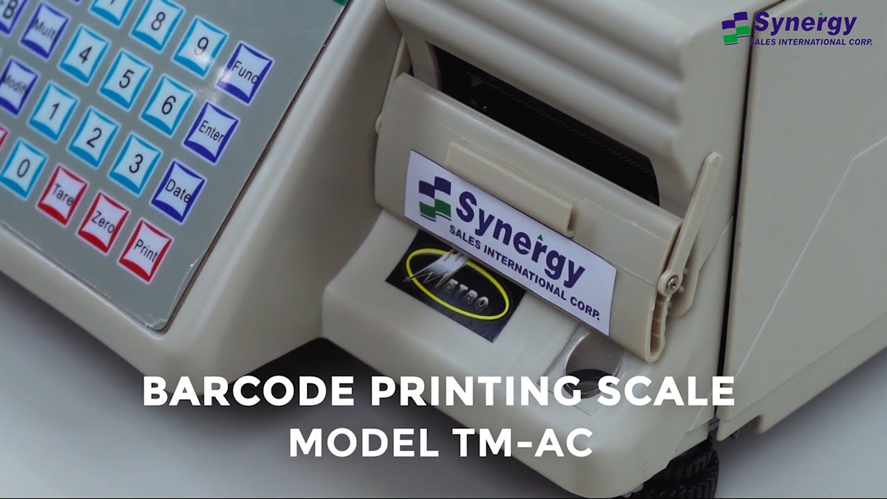 14 - Barcode Printing Scale TMAC