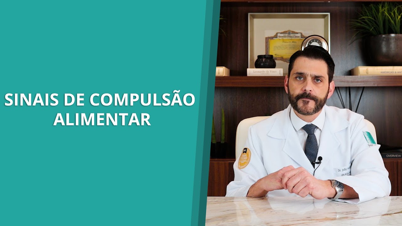 Sinais de compuls&atilde;o alimentar