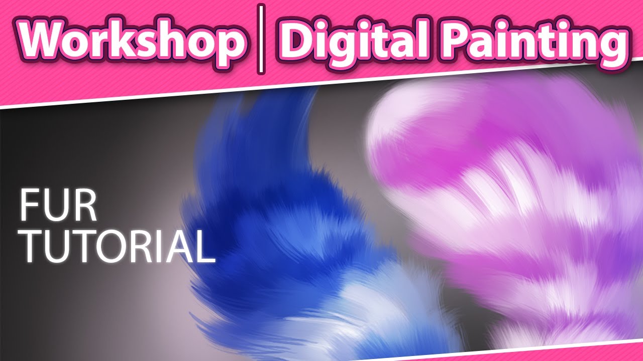 How to Paint Fur in Photoshop - Digital Painting Workshop