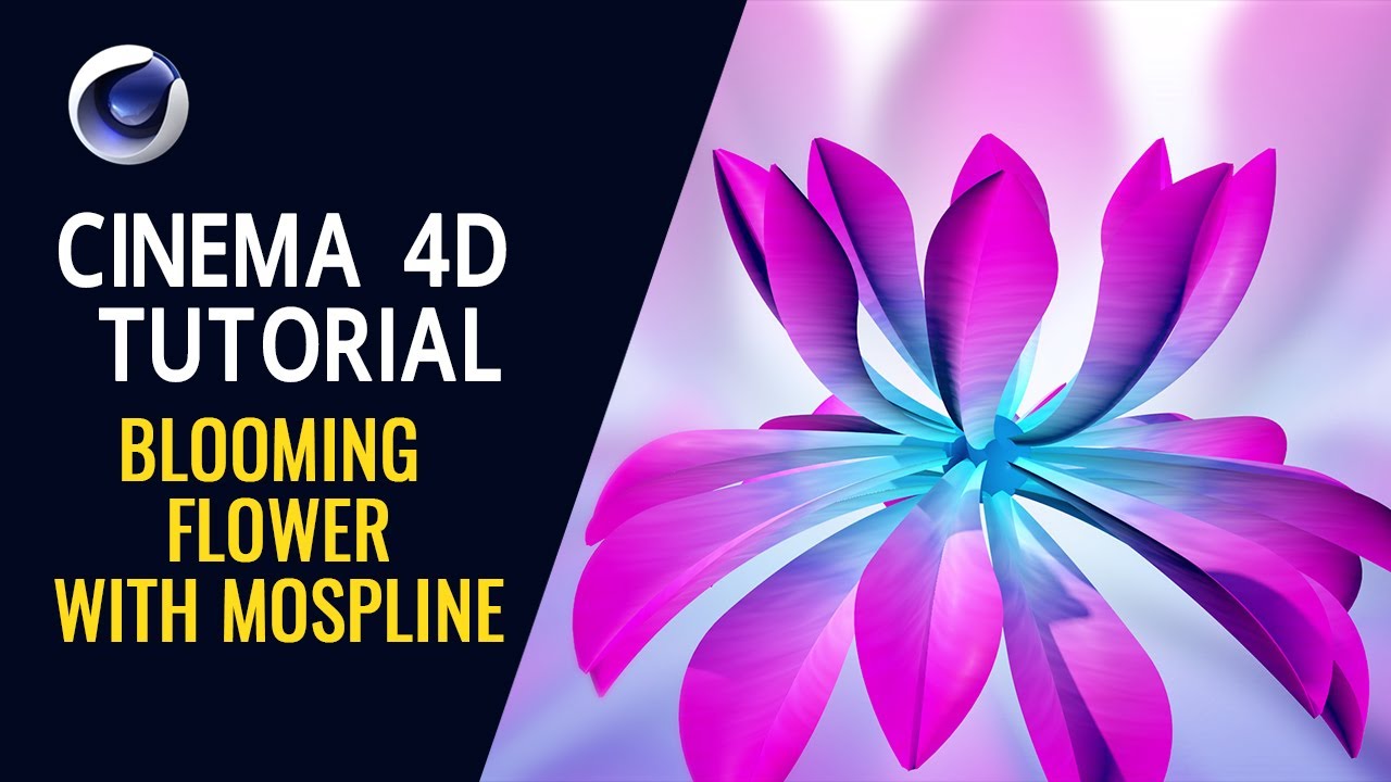 Blooming Flower with MoSpline - Cinema 4D Tutorial