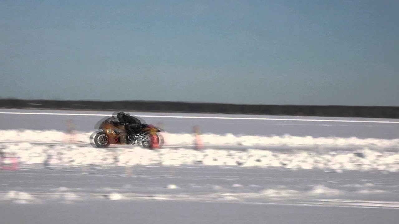 Rataj - Hayabusa Turbo 314 km/h 1km average speed on ice