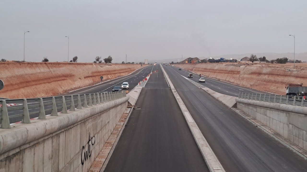 أين توقف الطريق المداري Voie de Contournement Nord-Est / الطريق السريع الحضري لا زال ينتظر