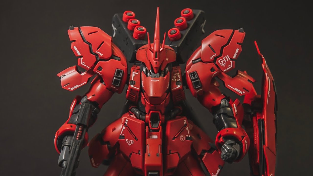 GUNPLA TUTORIAL : How to Make RG Sazabi Looks Amazing Without Using Airbrush!