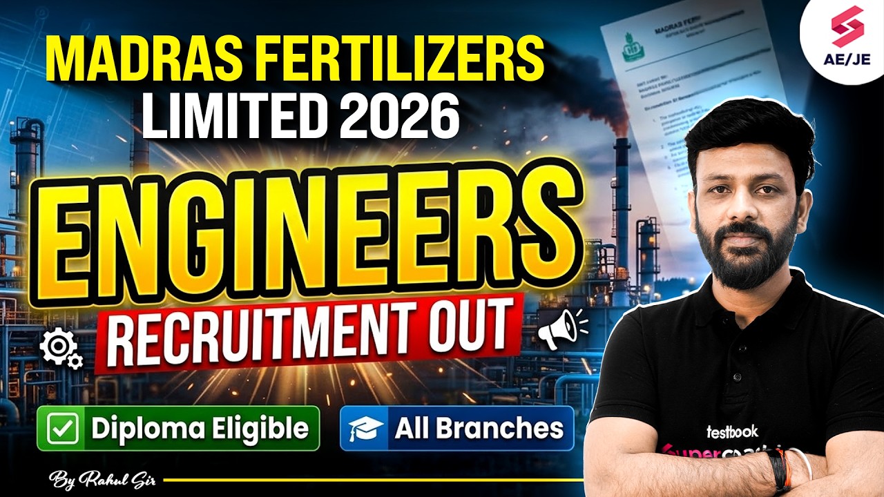 Madras Fertilizers Limited Recruitment 2026 | Diploma Job Vacancy 2026 | Full Details by Rahul Sir