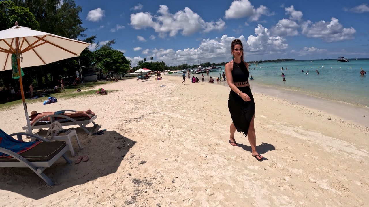 The Amazing Trou aux Biches Walking Tour in 4K | Mauritius 2023 December