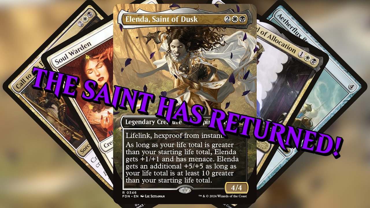 Elenda, Saint of Dusk Commander Deck | MTG EDH Deck Tech | THE SAINT HAS RETURNED!