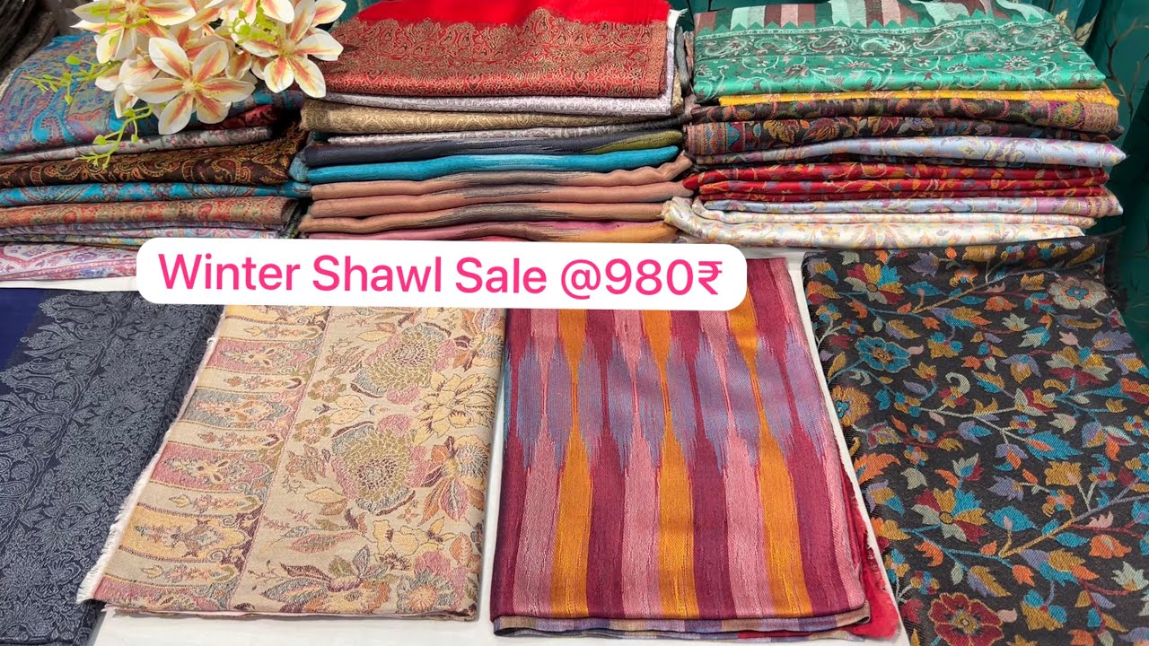 16-Jan-26 | Winter shawl Sale @980₹ | WhatsApp to order: +91-7051012285