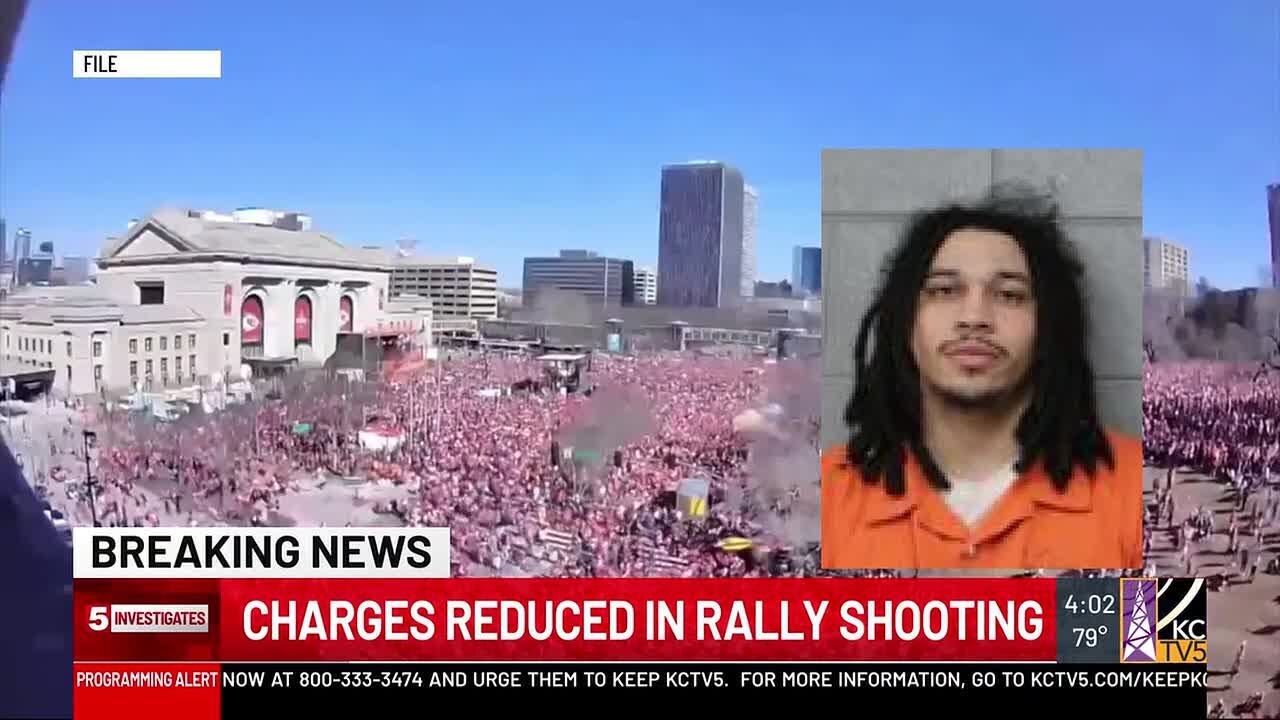 Charge reduced for teen who fired shot at Chiefs Super Bowl rally that killed one