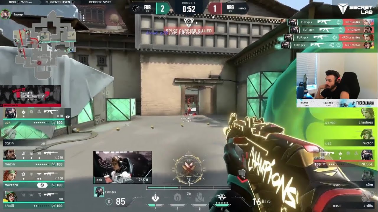 SEN Tarik Reacts To FUR qck INSANE ACE Against NRG