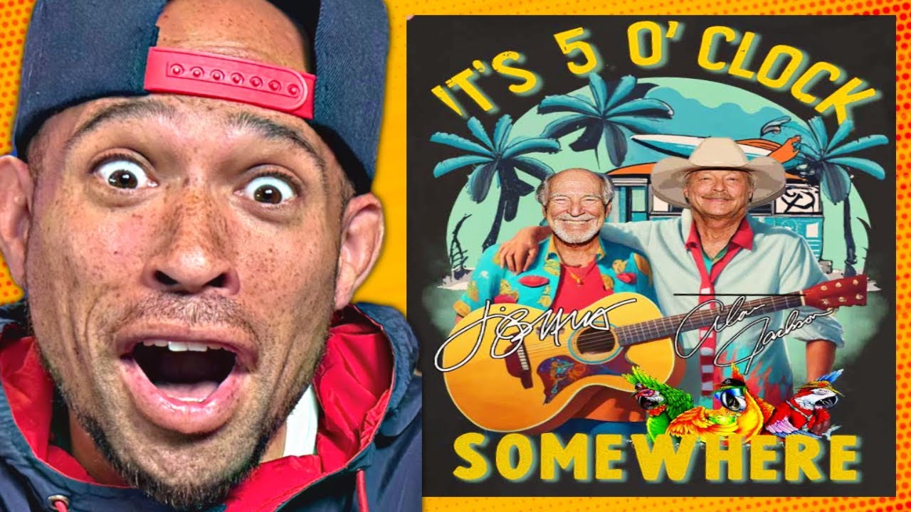 Rapper FIRST time REACTION to Alan Jackson, Jimmy Buffett - It's Five O' Clock Somewhere!!