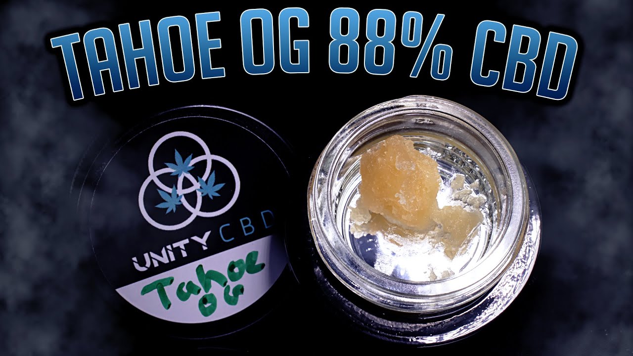 TAHOE OG 88% CBD LIVE RESIN | Unity CBD