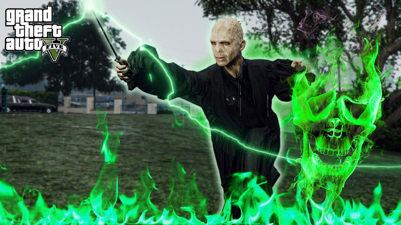 GTA 5 - Lord Voldemort Destroyed Los Santos With Avada Kedavra