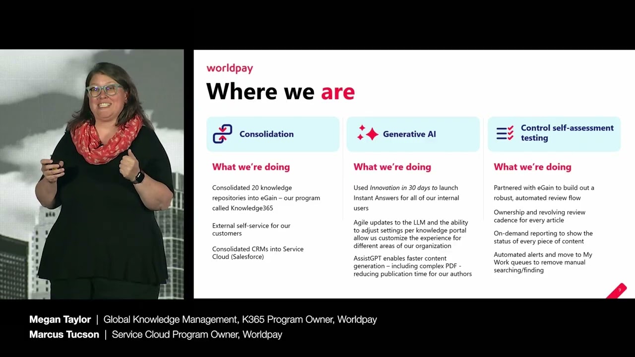 Worldpay and eGain | Megan Taylor and Marcus Tucson, Worldpay