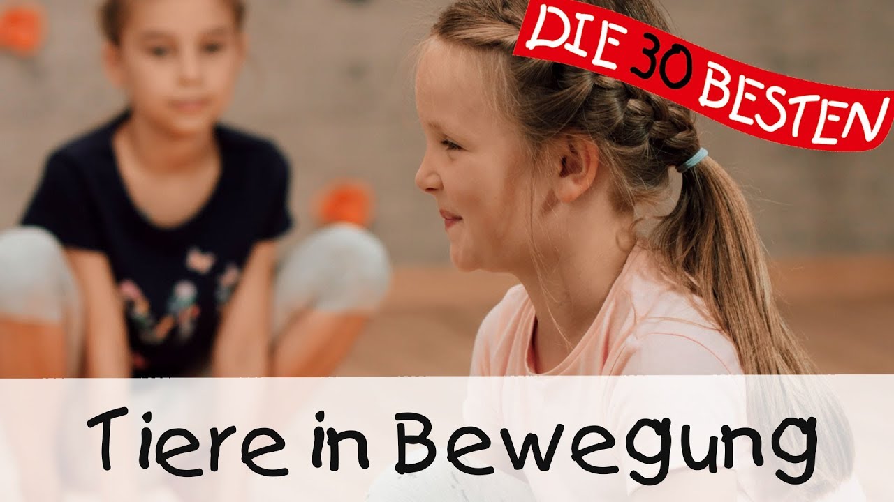 🙏🏼 Tiere in Bewegung - Yoga Bewegungslieder für Kinder || Kinderlieder