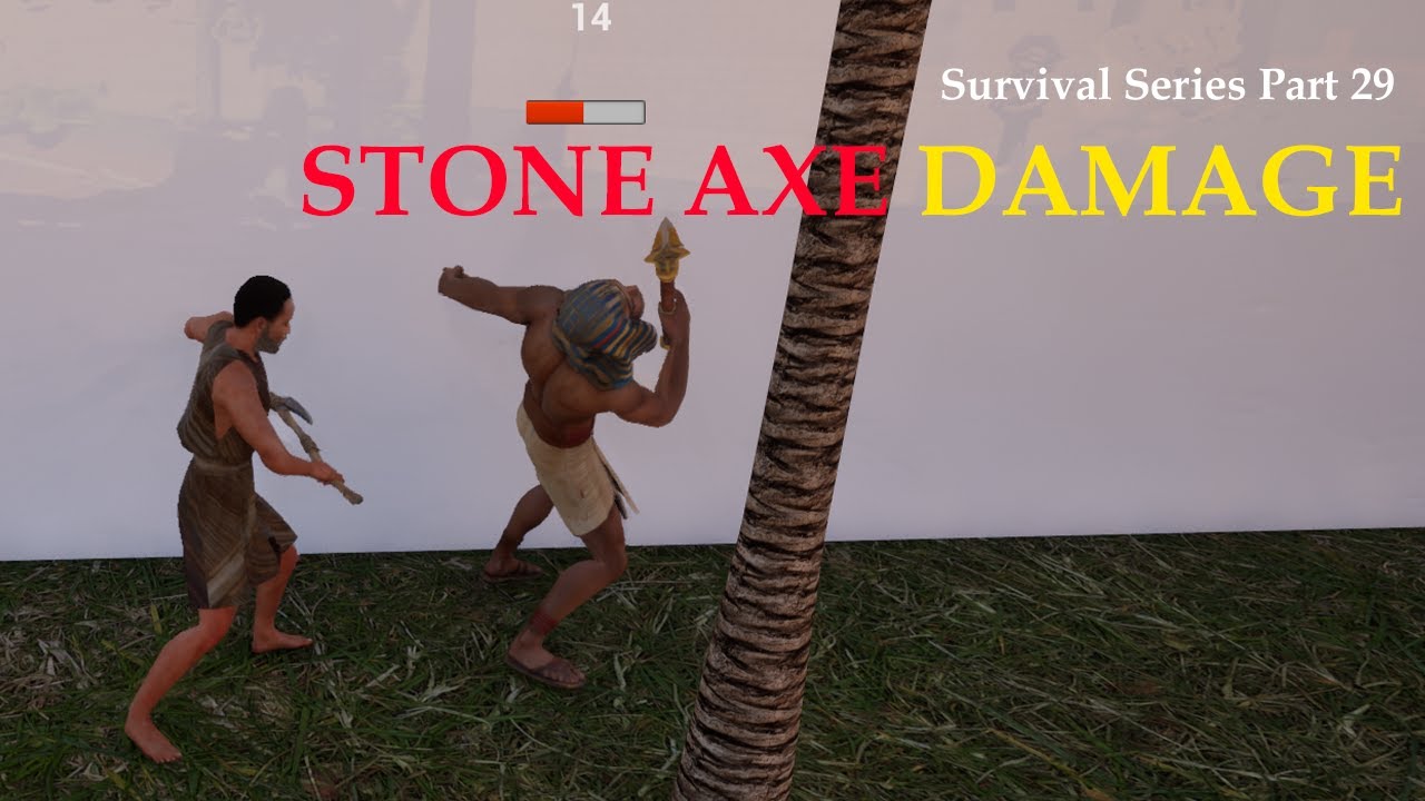 UE5 Survival Game Series Part 29: Axe Damage
