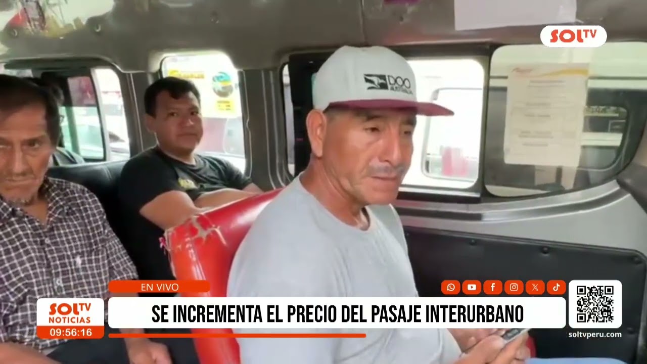Trujillo: Se incrementa el precio del pasaje interurbano