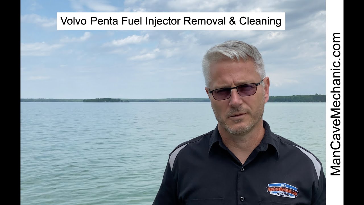 Снятие и очистка топливных форсунок Volvo Penta
